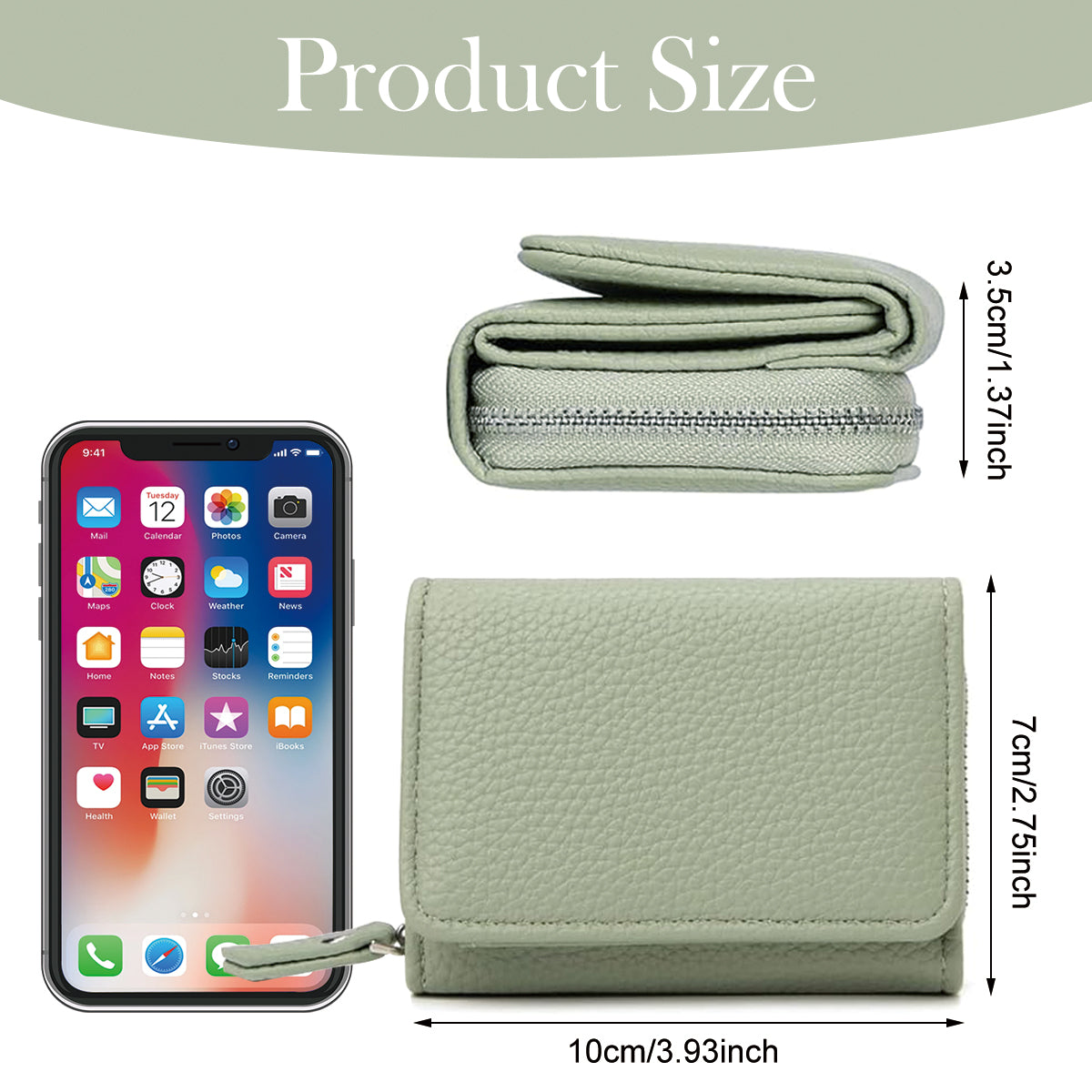 PALAY Women Small Leather Purse Women Purse Mini Card Bag Fashion PU Multi Compartments Coin Bag Cash Bag, 10x8x4cm PALAY Women Small Leather Purse Women Purse Mini Card Bag Fashion PU Multi Compartments Coin Bag Cash Bag, 10x8x4cm